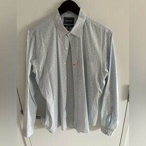 Bonobos Men's Shirt in Light Blue with Subtle Pattern